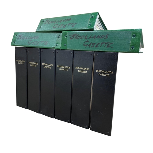 43 - Large collection of The Brooklands Society Gazette magazines and hardback books
