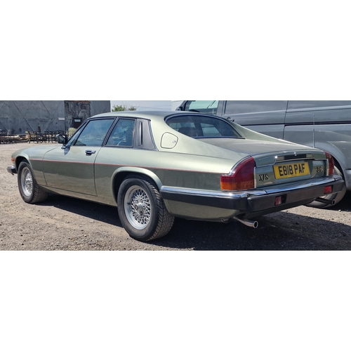 1 - 1987 Jaguar XJS Automatic Sports, E818 PAF, in green, 3590cc, petrol, 97k miles, v5 present with lot... 