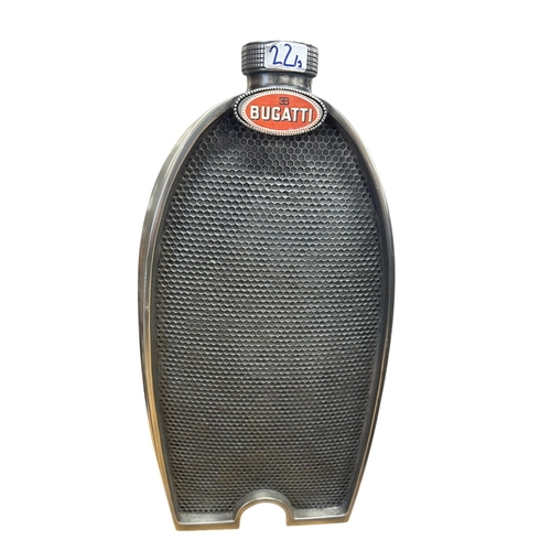 26 - Three display models of Bugatti radiators, including cast aluminium on a plinth base, 50cm high, wit... 