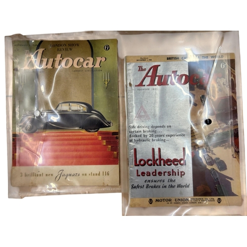 57 - An extensive collection of 'The Motor' magazines dating to the 1940's and 1950's, to include a large... 