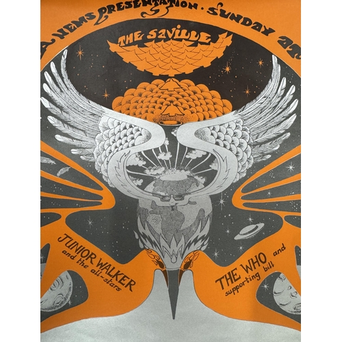 568 - Original The Who at the Saville Theatre, October 22nd 1967, artwork by Hapshash and the Coloured Coa... 