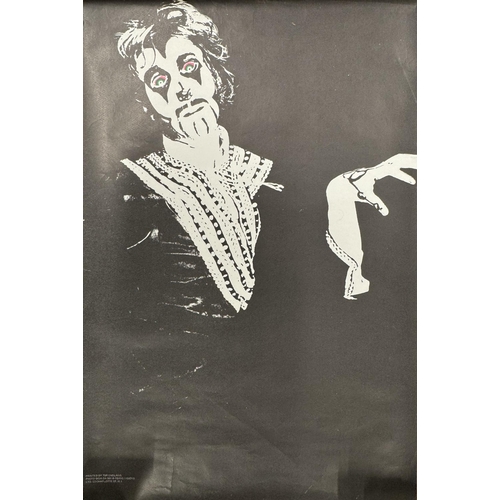 575 - Original The Crazy World Of Arthur Brown promotional poster, 1968 printed by TSR England, Osiris Vis... 