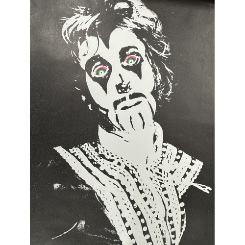 575 - Original The Crazy World Of Arthur Brown promotional poster, 1968 printed by TSR England, Osiris Vis... 