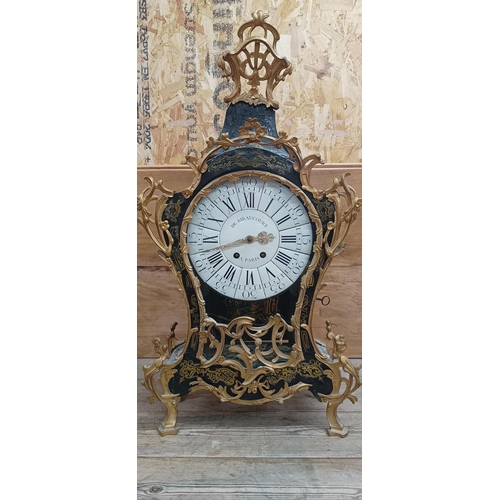 492A - Possibly by André-Alexandre De Ribaucourt of Paris, Once magnificent French boule bracket clock, lar... 