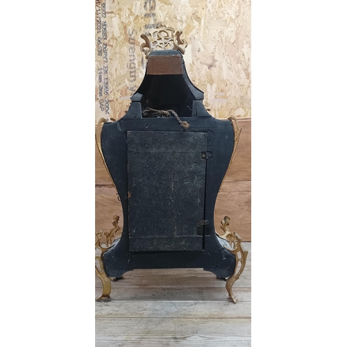 492A - Possibly by André-Alexandre De Ribaucourt of Paris, Once magnificent French boule bracket clock, lar... 