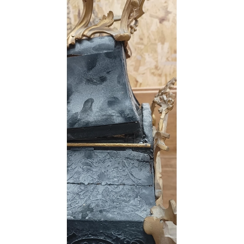 492A - Possibly by André-Alexandre De Ribaucourt of Paris, Once magnificent French boule bracket clock, lar... 