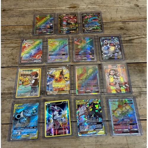 628 - Collection of Pokémon cards from a mixed assortment of sets, to include scarce holographic examples ... 