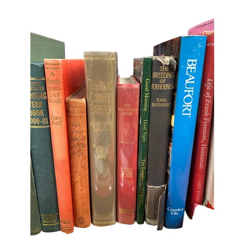 649 - Large collection of books and literature relating to hunting and the Beaufort Hunt (see images)