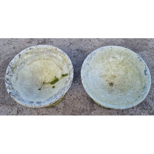 27 - Pair of Willy Ghul style planters, H 46cm x W 65cm (2)