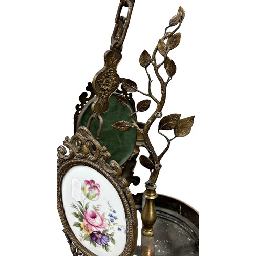 25 - Fonderia Bronzi Artistici Italia - An early 20th century Italian six-light chandelier, each arm hold... 