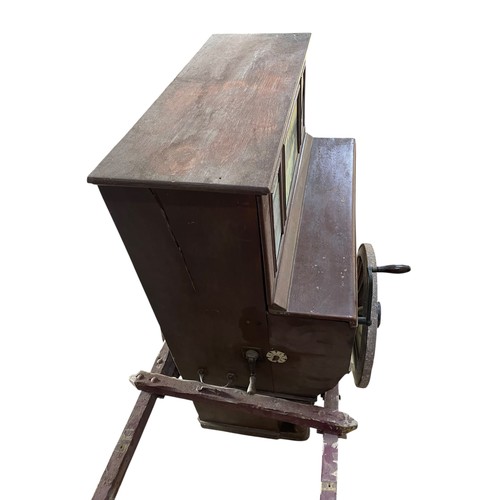 59 - A. Tomasso & Son of Southgate - An early 20th century crank-operated barrel piano / organ, with pain... 