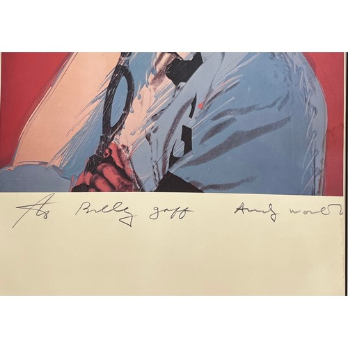 6 - Andy Warhol (American, 1928 - 1987) - 'LeRoy Neiman, Andy Warhol: An Exhibition of Sports Paintings'... 