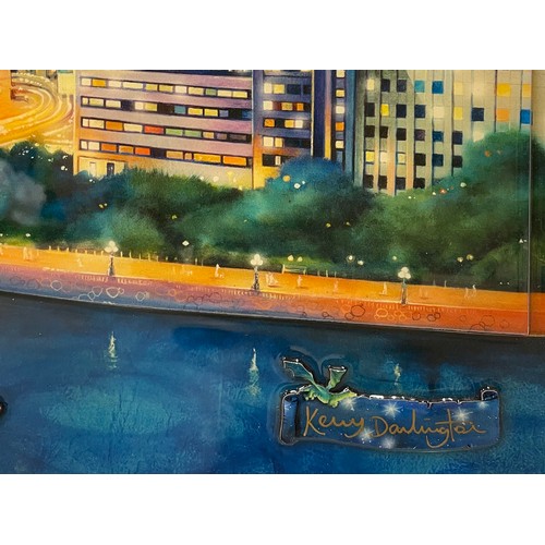 20 - Kerry Darlington (Welsh, b. 1974) - 'The Worlds Collide' (Unique Edition), signed and numbered 111/1... 