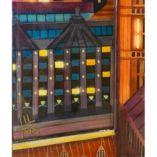 20 - Kerry Darlington (Welsh, b. 1974) - 'The Worlds Collide' (Unique Edition), signed and numbered 111/1... 