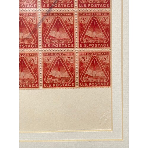 23 - Andy Warhol (1928-1987) - 'Rocket' 3 cent stamp sheet colour lithograph, signed in pen, with blindst... 