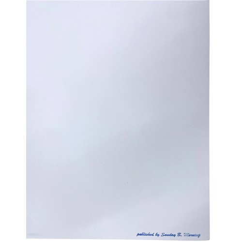 26 - Andy Warhol (American, 1928-1987) Sunday B. Morning - Marilyn Monroe, blue ground, published by Sund... 