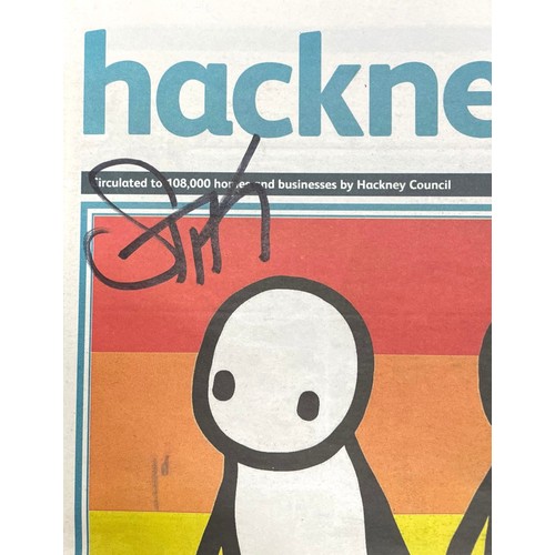 31 - Stik (British, b. 1979) - 'Hackney Today' newspaper cover (London Pride 2016), offset colour lithogr... 