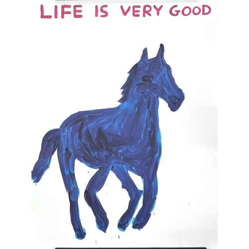 32 - David Shrigley (b. 1968) - Four Shrig Shop posters; 'I Did Not Ask to be a Bird' (2021), 'People Exp... 
