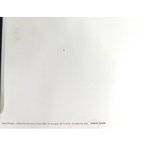 37 - David Shrigley (b. 1968) - Four Shrig Shop posters; 2 x 'I Received a Clonk to The Head' (2021), 'Do... 