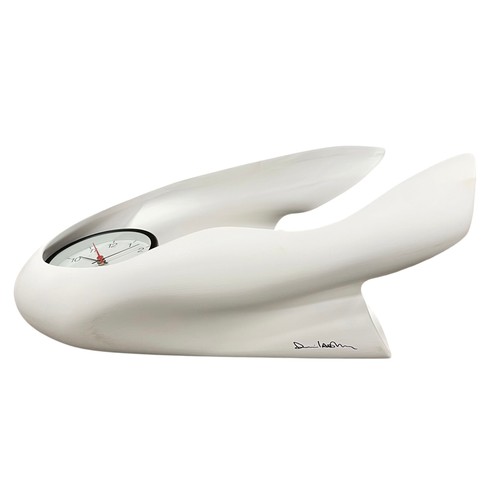 55 - Daniel Arsham for Ikea - 2021 Ikea Art Event clock, signed to base, boxed. Clock measures 22cm H x 4... 