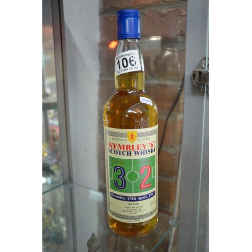 106 - Wembley '67 commemorative whisky bottle