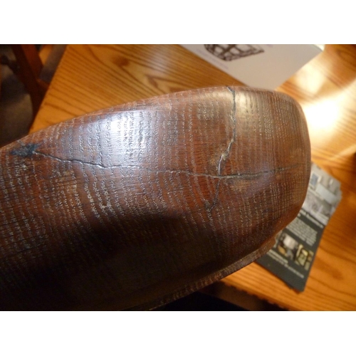 119 - 1950's Mouseman bowl slight repaired damage in photos