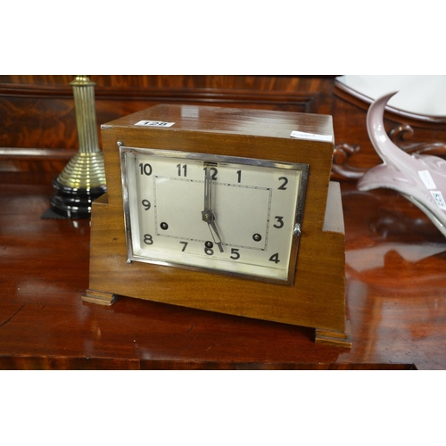 128 - Art deco vintage mantle clock