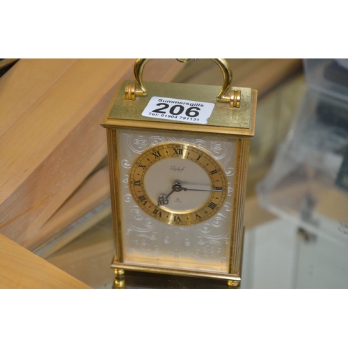 206 - IMHOF Swiss carriage clock