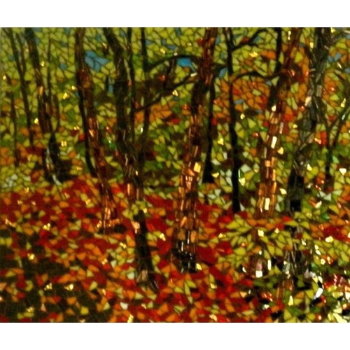 286 - Autumn Tapestry Tiffany Glass 2015 by Jennifer Blenkinsopp