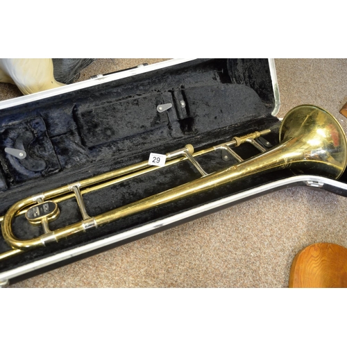 29 - Cased Boosey & Hawkes Regent II Trombone