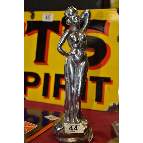 44 - Chrome Female figure