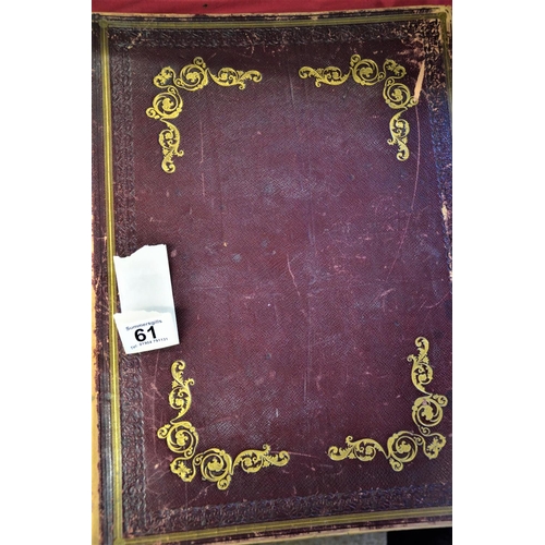 61 - Marquis of Staffordshire drawing book ( no drawings )