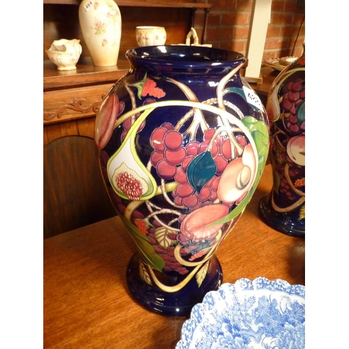 488 - Pair of large Moorcroft Queen's choice vases 42cm in excellent condition