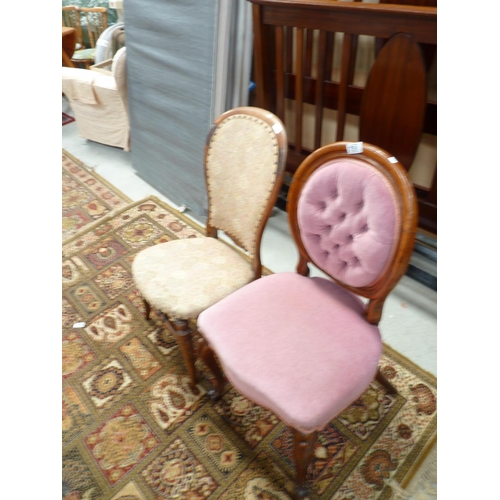 751 - 2 x Victorian chairs