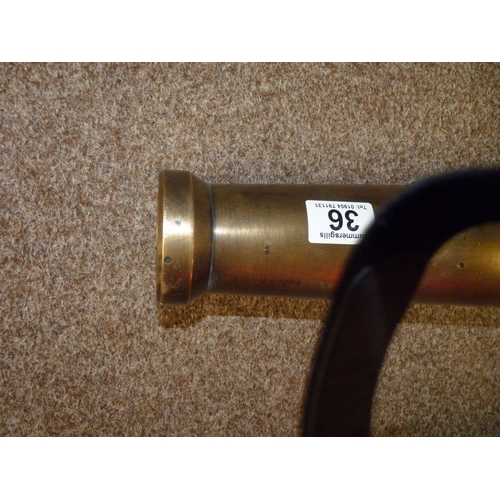 36 - 19th Century Ship's Cannon - Marked with Crown, Broad Arrow & '7167'
Weight 30-50kg approx