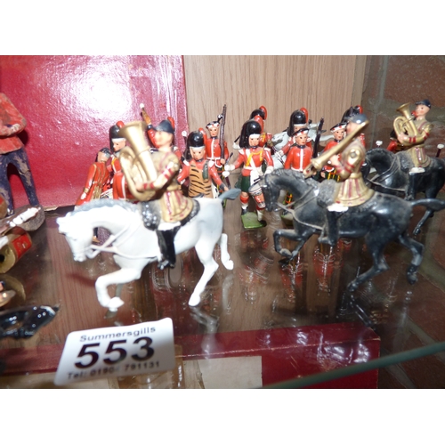 553 - Collection of Vintage 1950s 'Britain's Historical Wooden and Lead Soldiers'