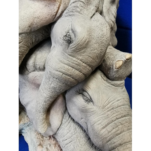 522 - Tuskers Slumberzzz Elephant Sculpture