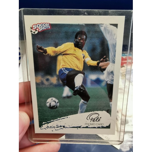 226 - World Cup 1990/Italia 90 & USA 1994 Brochures, Tickets & Memorabiia inc rare Pele Collectors Card