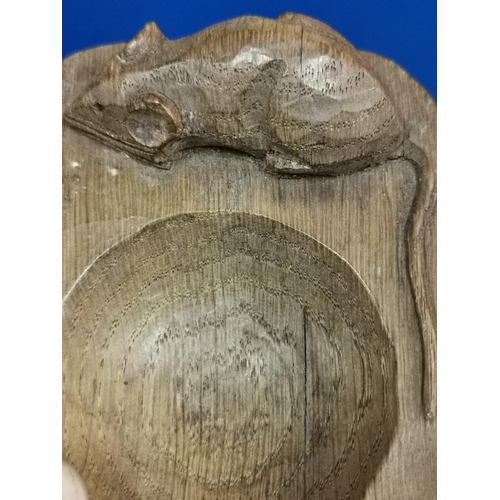 140 - Mouseman Yorkshire Oak Ashtray