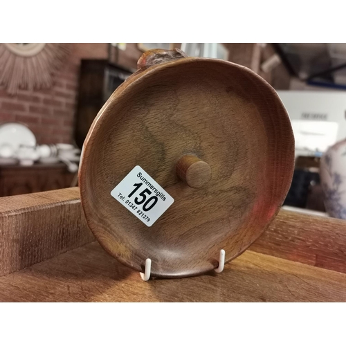 150 - Early Mouseman Yorkshire Oak Nut Bowl