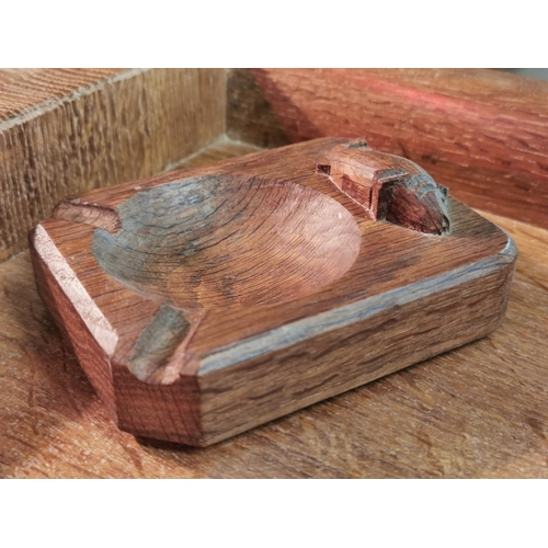 153 - Yorkshire Oak Fishman Ashtray - Mouseman Interest