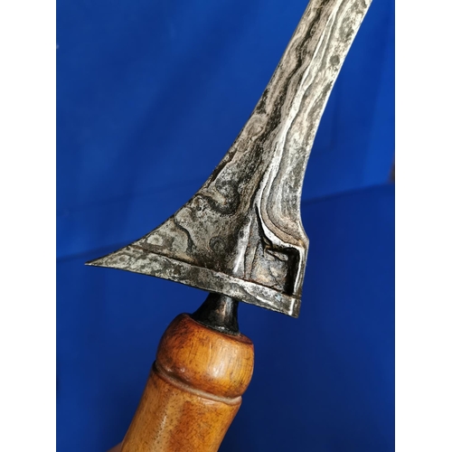 44 - Malaysian Kris Dagger - 57cm long inc handle