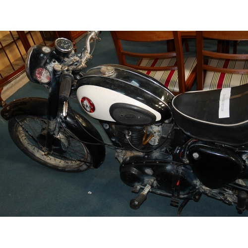 1a - BSA Phantom 250cc Black Reg TSK 555.  First registered 16 June 1958, 10 registered keepers