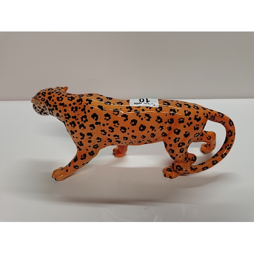 10 - Beswick Leopard 30cm Long EXC