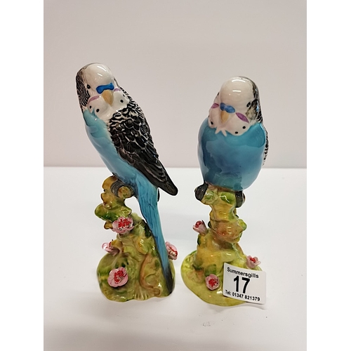 17 - 2 Beswick Budgies 1217 1216