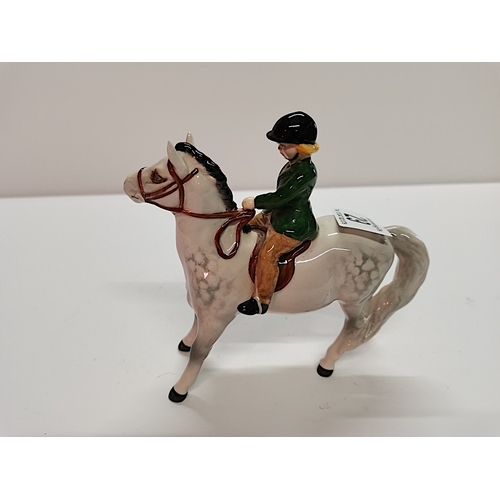 29 - Beswick Girl on Pony figure 1499 excellent condition