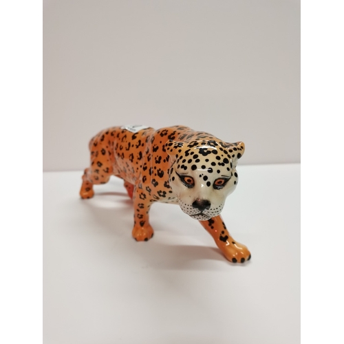 10 - Beswick Leopard 30cm Long EXC