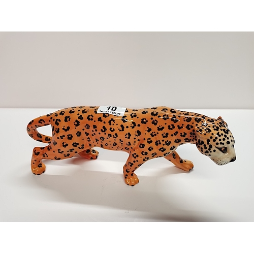 10 - Beswick Leopard 30cm Long EXC