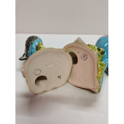 17 - 2 Beswick Budgies 1217 1216