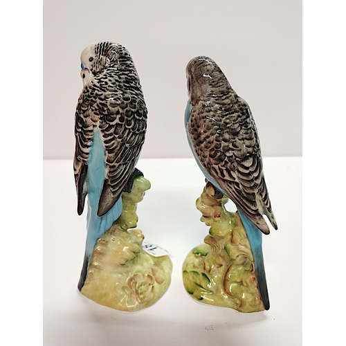 18 - 2 Beswick Budgies 1217 1216